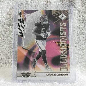 3/$25 Mint 2023 Panini Illusions Drake London Illusionists Clear NFL Card 4!!